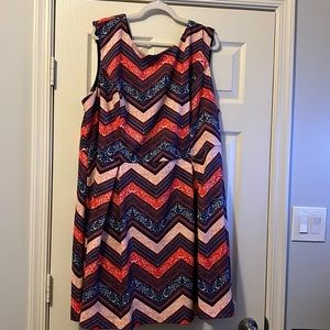 Chevron style dress